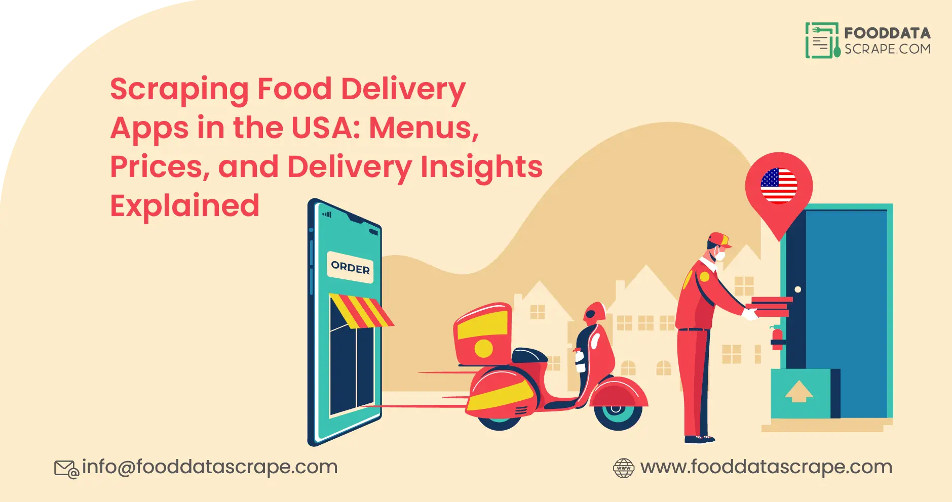 Scraping Food Delivery Apps in the USA: Menus, Prices, and Delivery Insights Explained